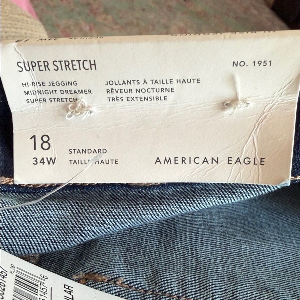 American Eagle Outfitters Dark Blue Jeans Jeggings NWT - Picture 12 of 15